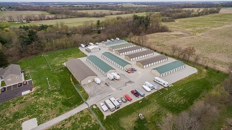 Outreach Consignment Group aerial view storage facility